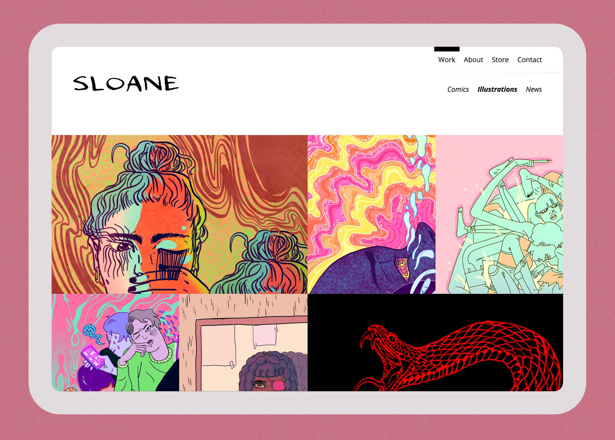 desktop website comp